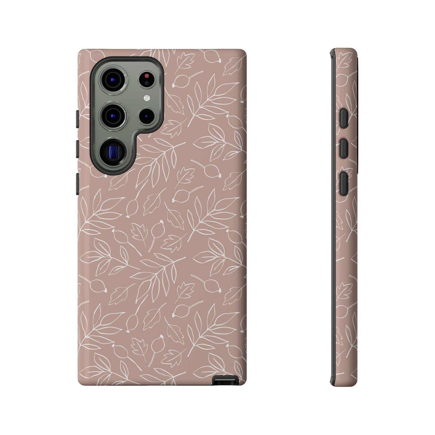 Falling Leaves in Vanilla Iced Latte Samsung Galaxy Case