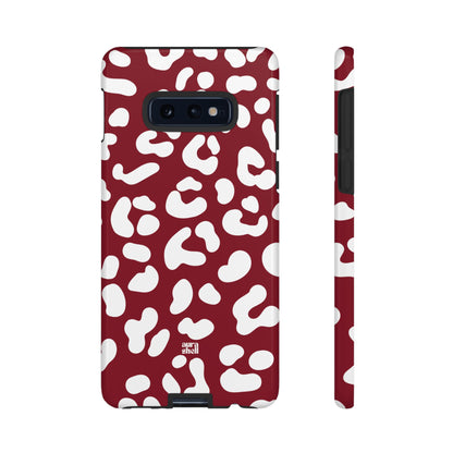 Cheetah Girl in Red Wine Samsung Galaxy Case