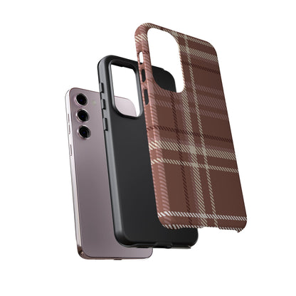 Plaid in Hazelnut Mocha Samsung Galaxy Case