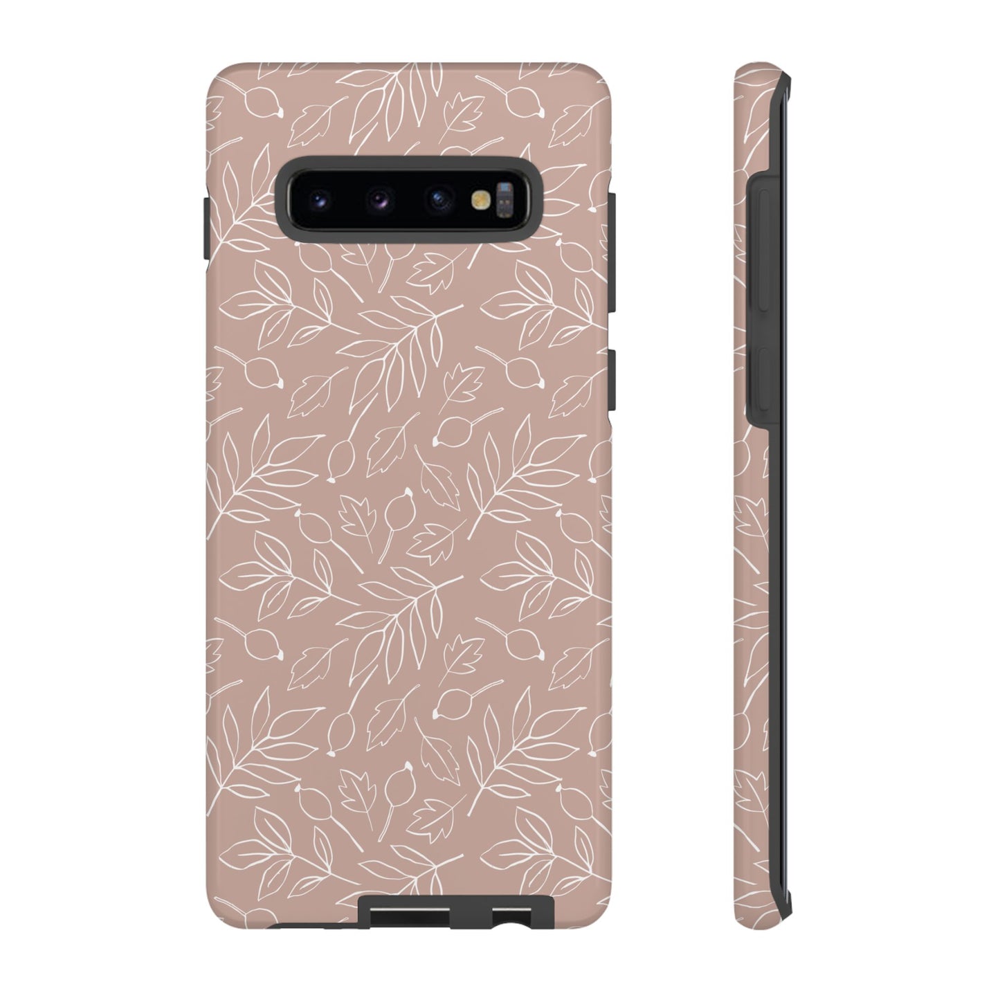 Falling Leaves in Vanilla Iced Latte Samsung Galaxy Case