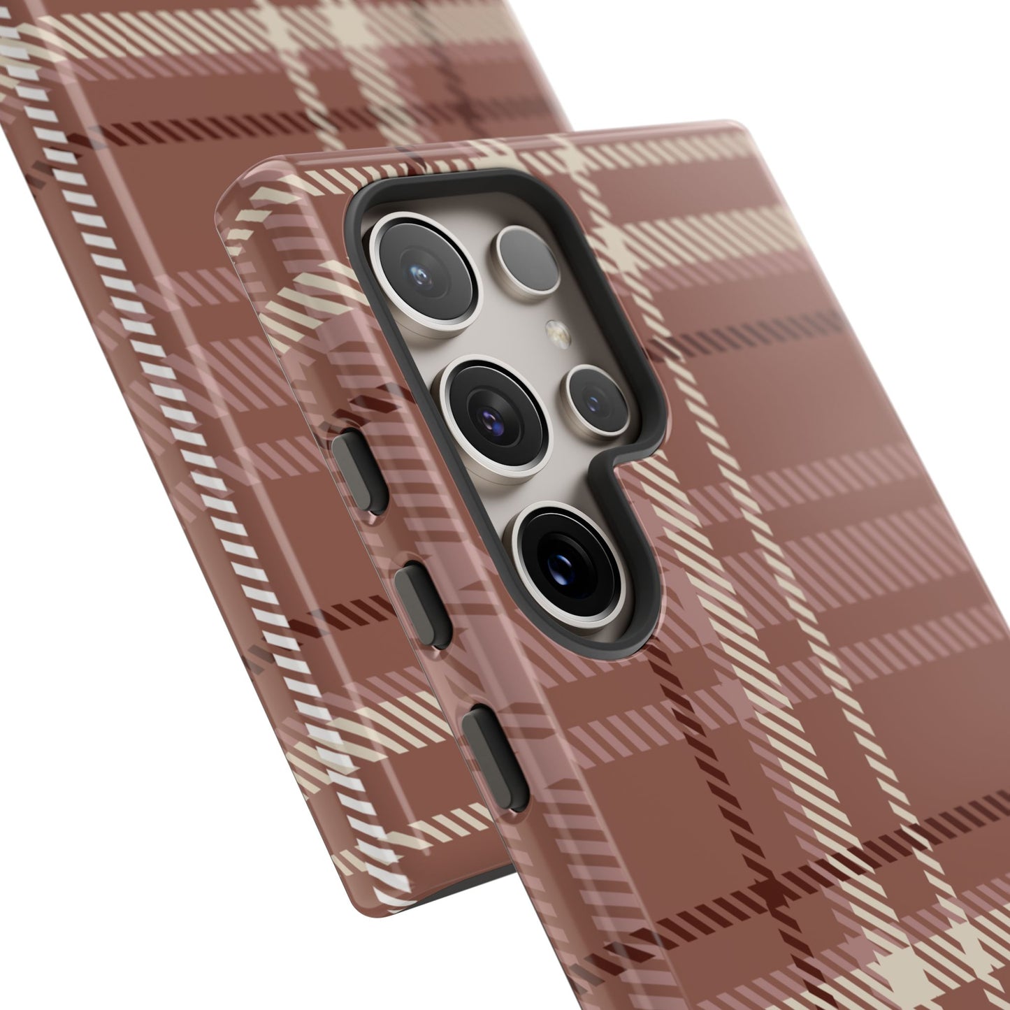 Plaid in Hazelnut Mocha Samsung Galaxy Case