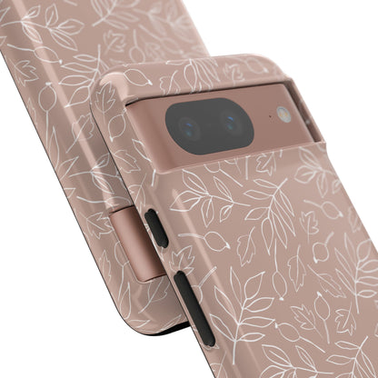 Falling Leaves in Vanilla Iced Latte Google Pixel Case