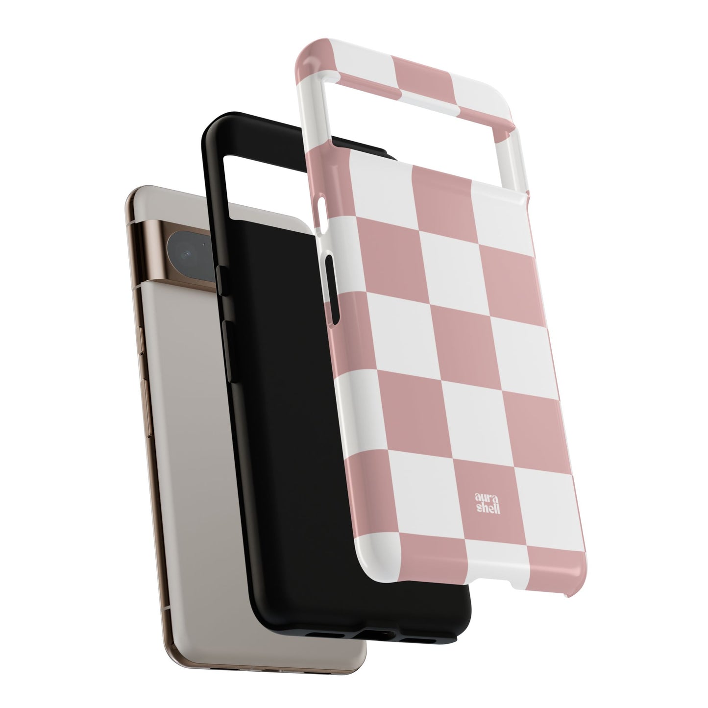 Checkers in Blush Google Pixel Case