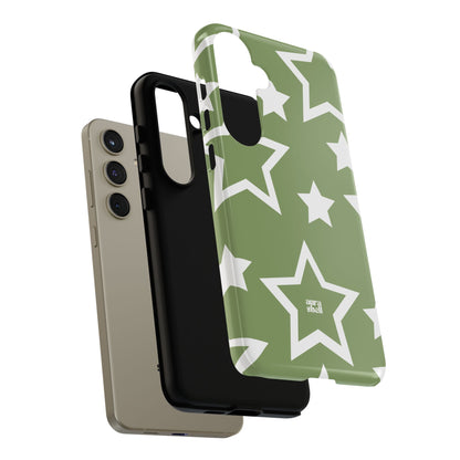 Stars in Matcha Samsung Galaxy Case