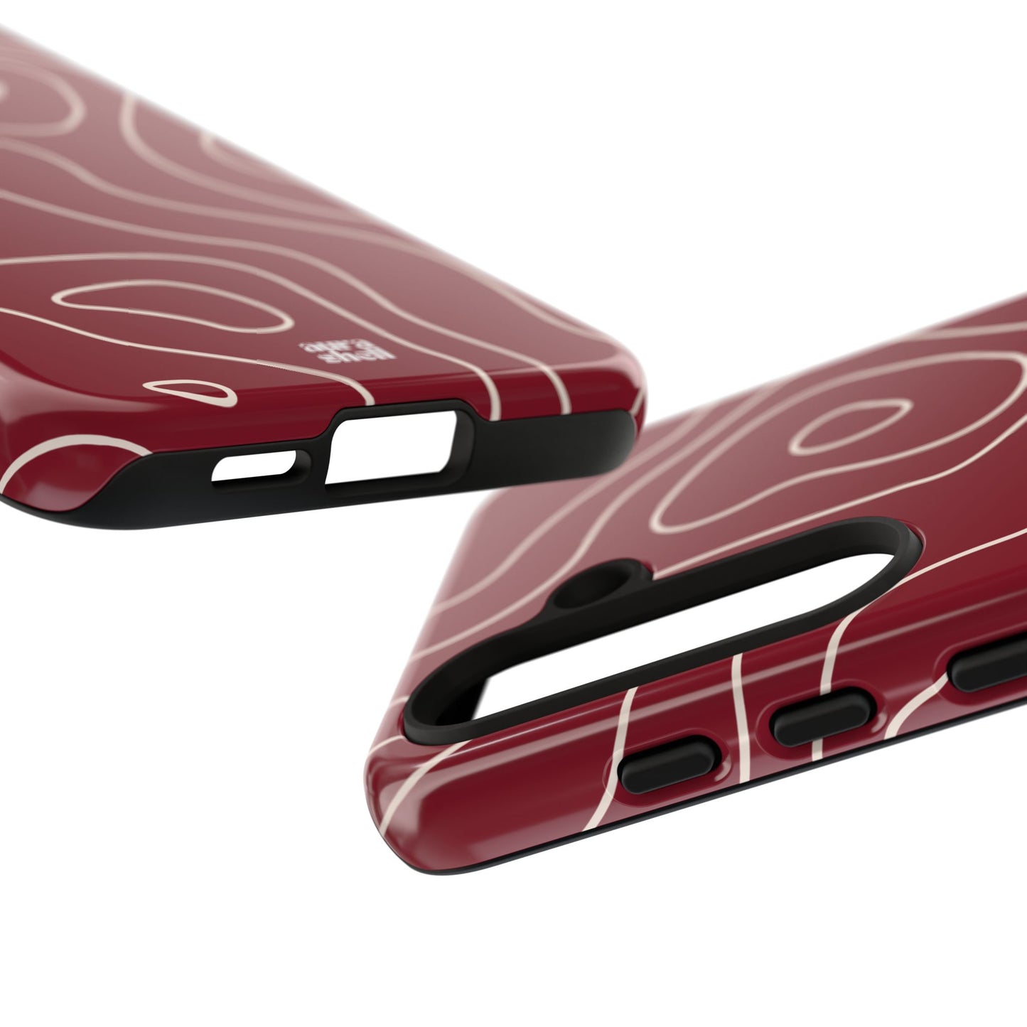 Minimalist in Red Wine Samsung Galaxy Case