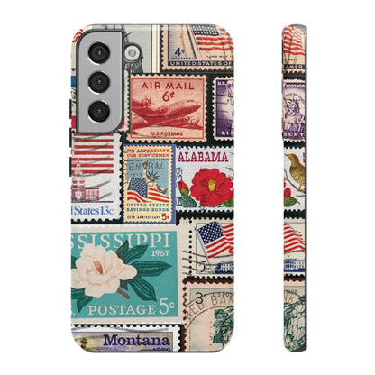 US Stamp Collection Samsung Galaxy Case