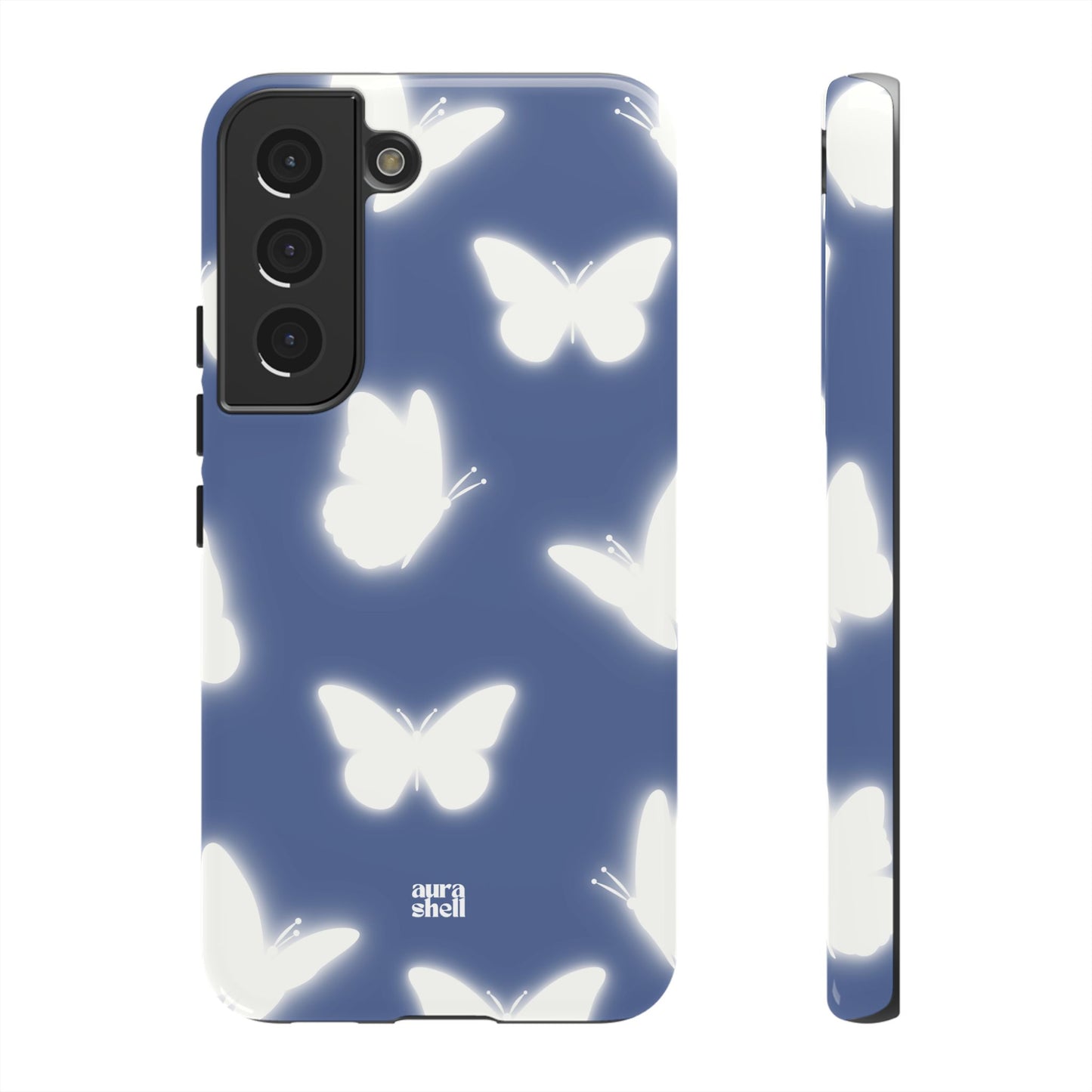 Butterflies in Denim Samsung Galaxy Case