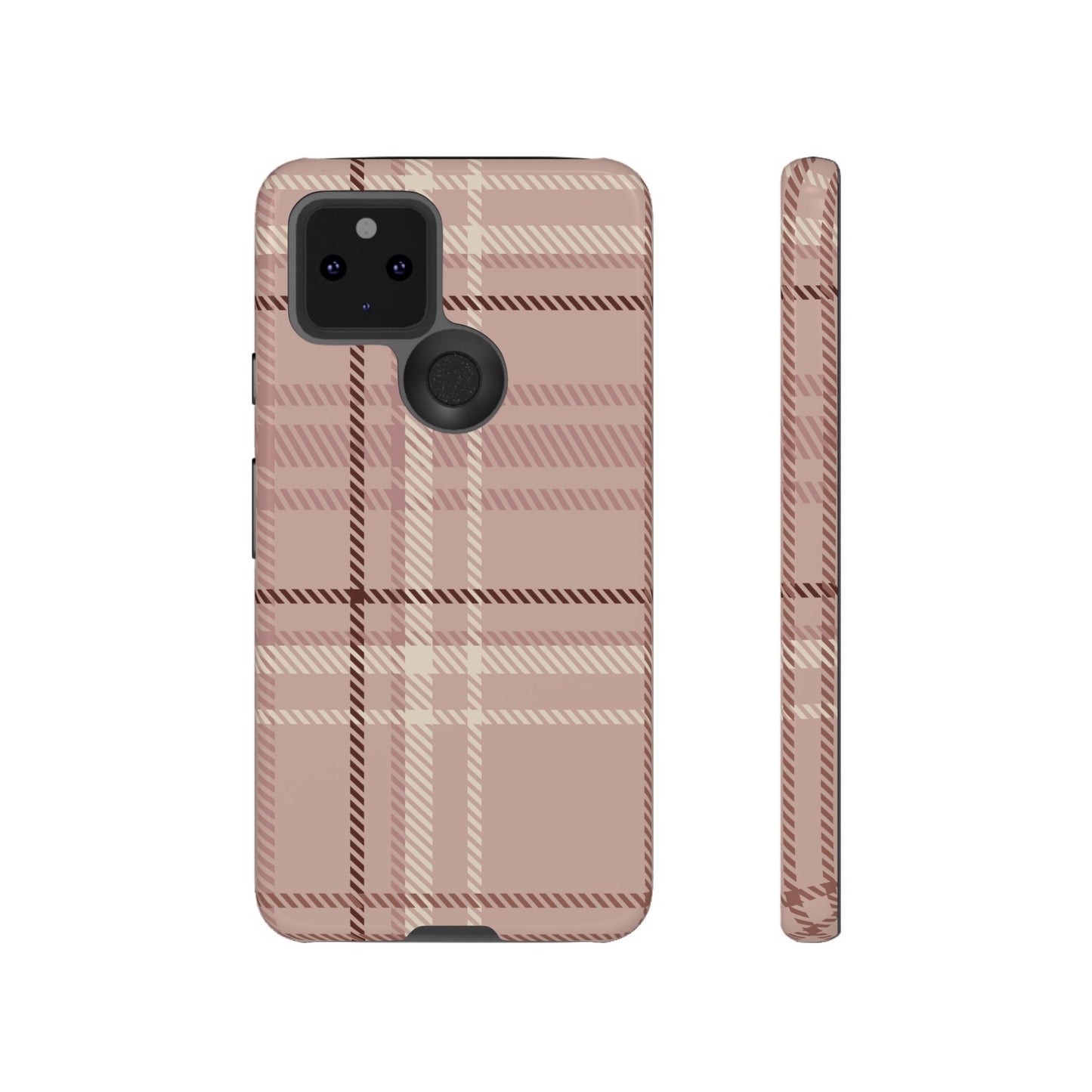 Plaid in Vanilla Iced Latte Google Pixel Case