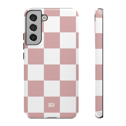 Checkers in Blush Samsung Galaxy Case