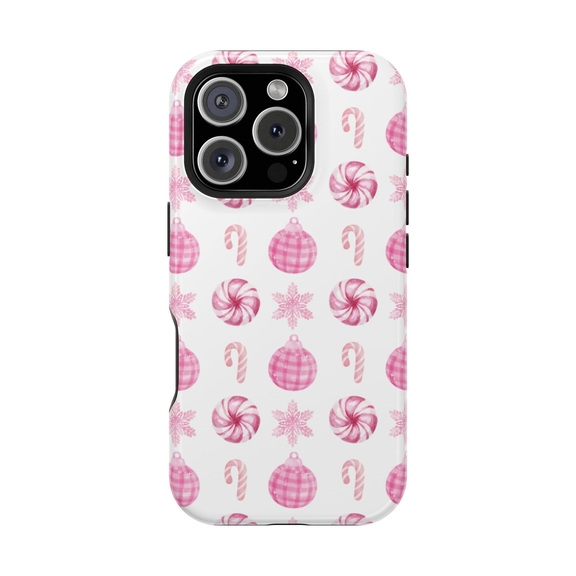 Pink Christmas iPhone Case - Aura Shell