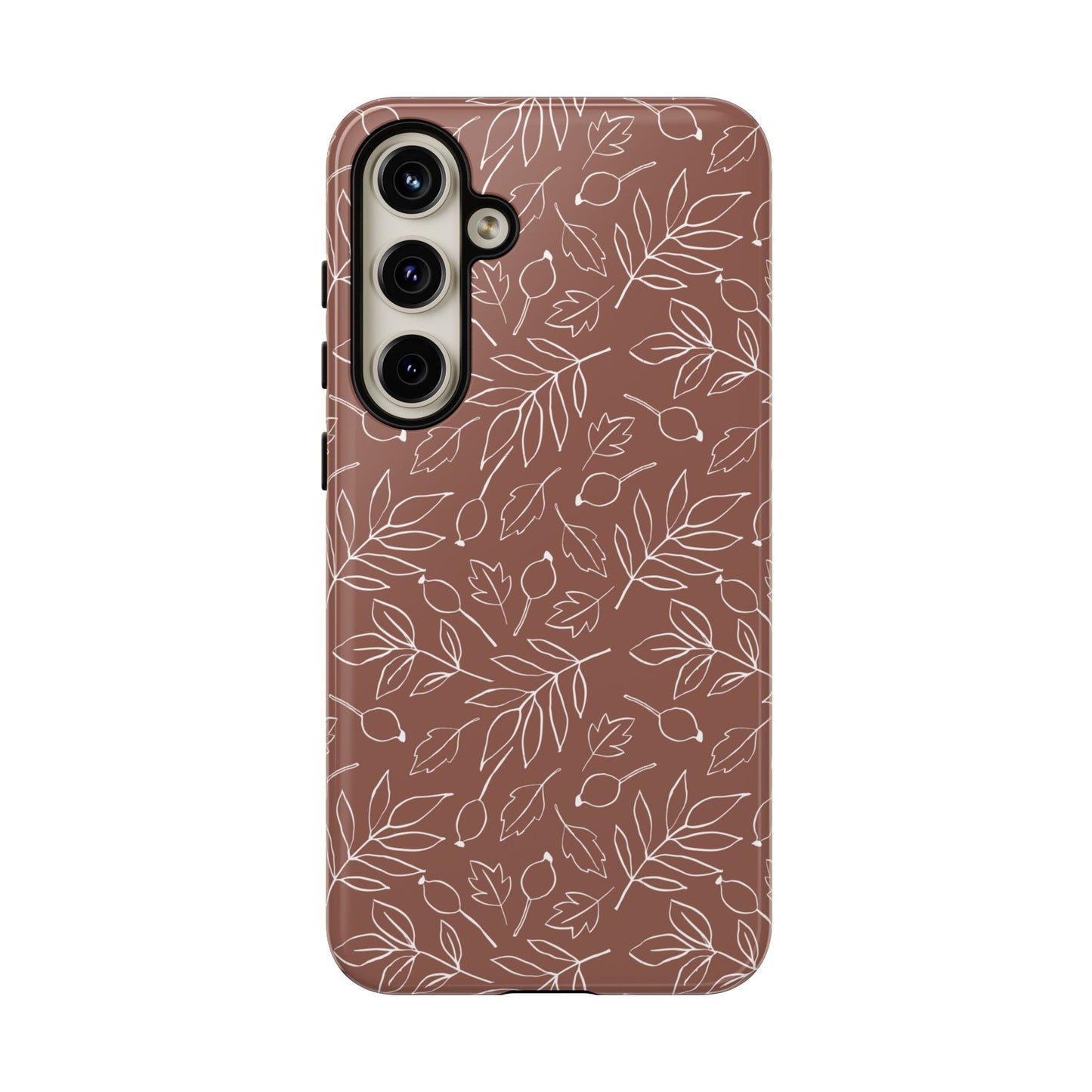 Falling Leaves in Hazelnut Mocha Samsung Galaxy Case