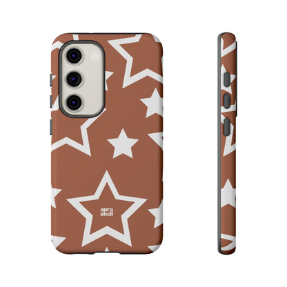 Stars in Terracotta Samsung Galaxy Case