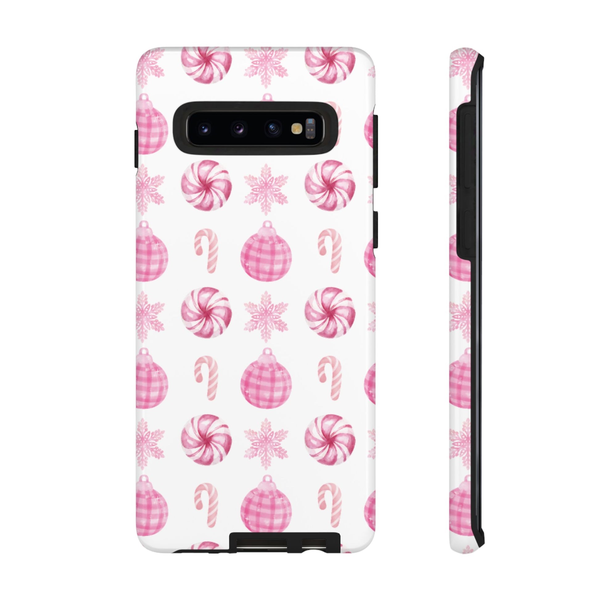 Pink Christmas Samsung Galaxy Phone Case - Aura Shell