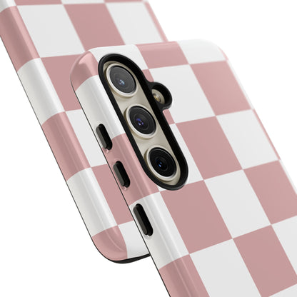 Checkers in Blush Samsung Galaxy Case