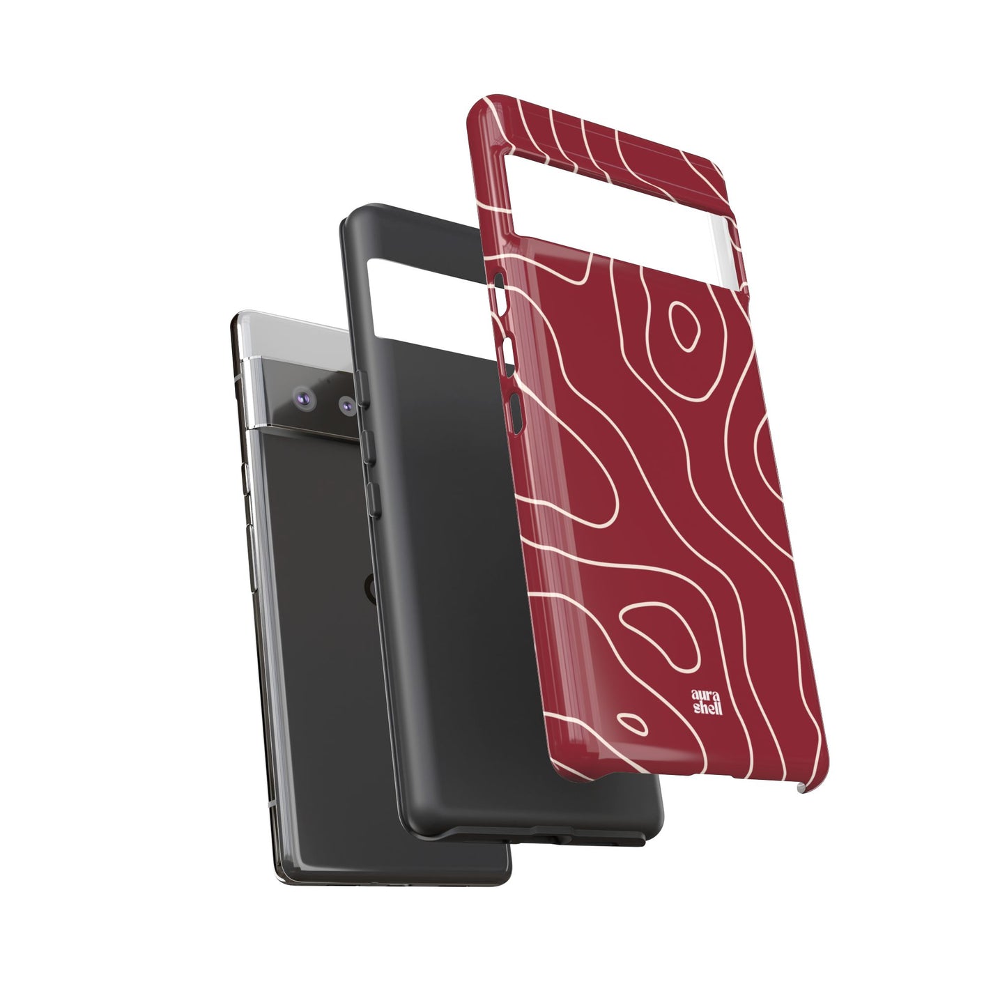 Minimalist in Red Wine Google Pixel Case