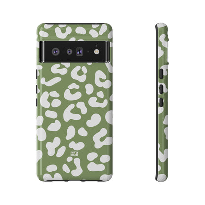 Cheetah Girl in Matcha Google Pixel Case