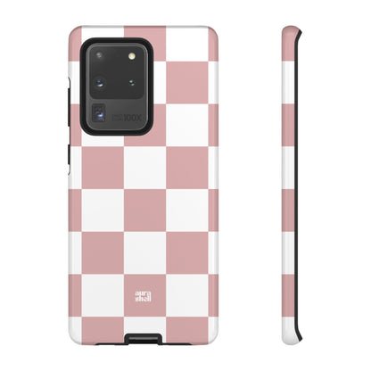 Checkers in Blush Samsung Galaxy Case