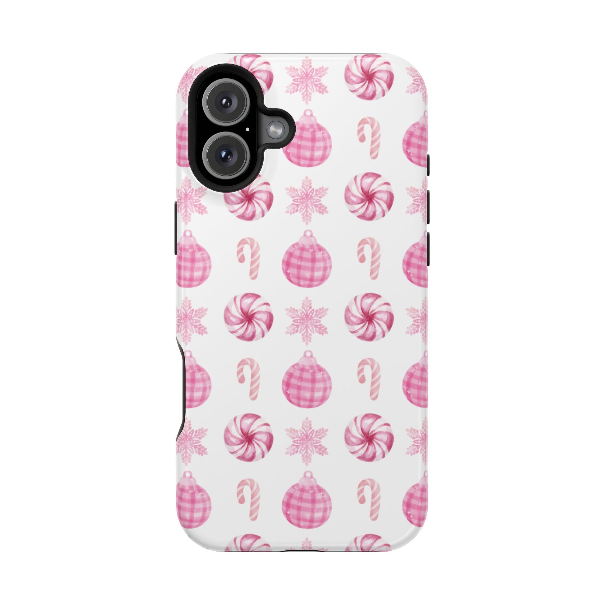 Pink Christmas iPhone Case - Aura Shell