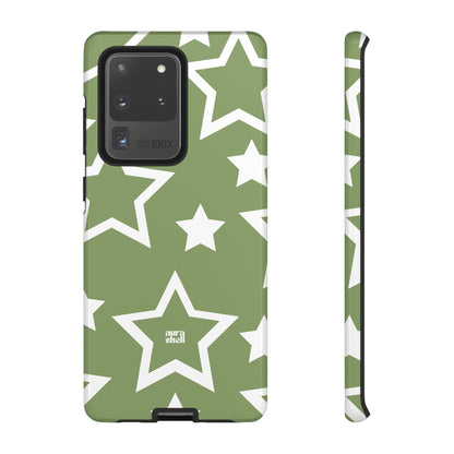 Stars in Matcha Samsung Galaxy Case