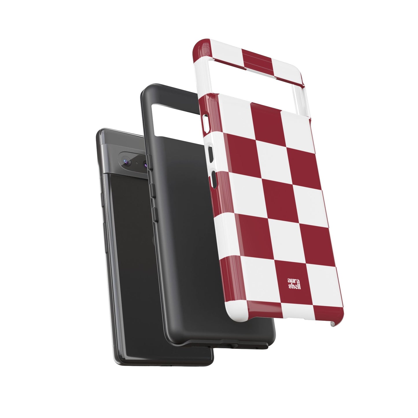 Checkers in Red Wine Google Pixel Case