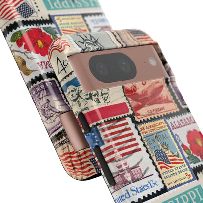 US Stamp Collection Google Pixel Case