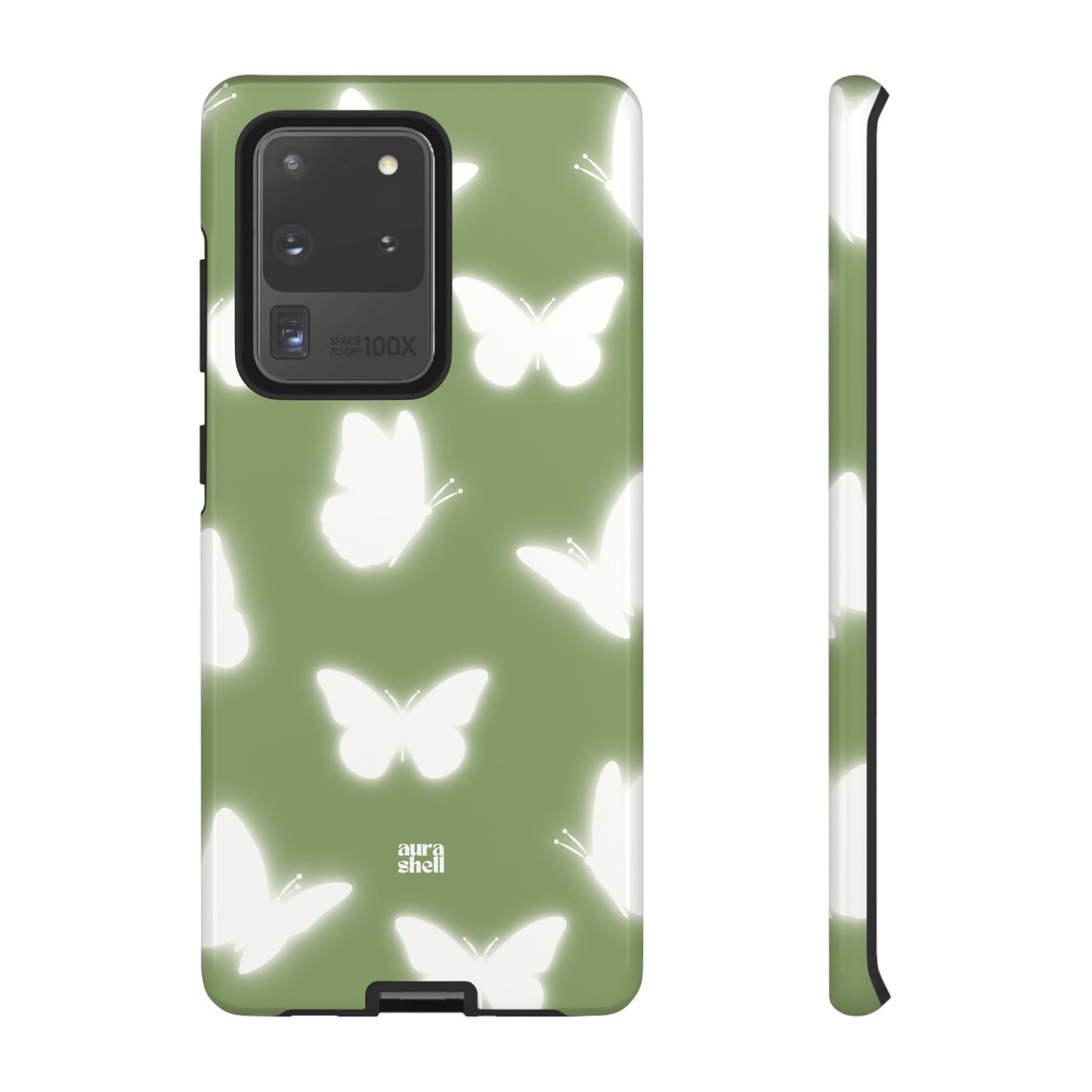 Butterflies in Matcha Samsung Galaxy Case