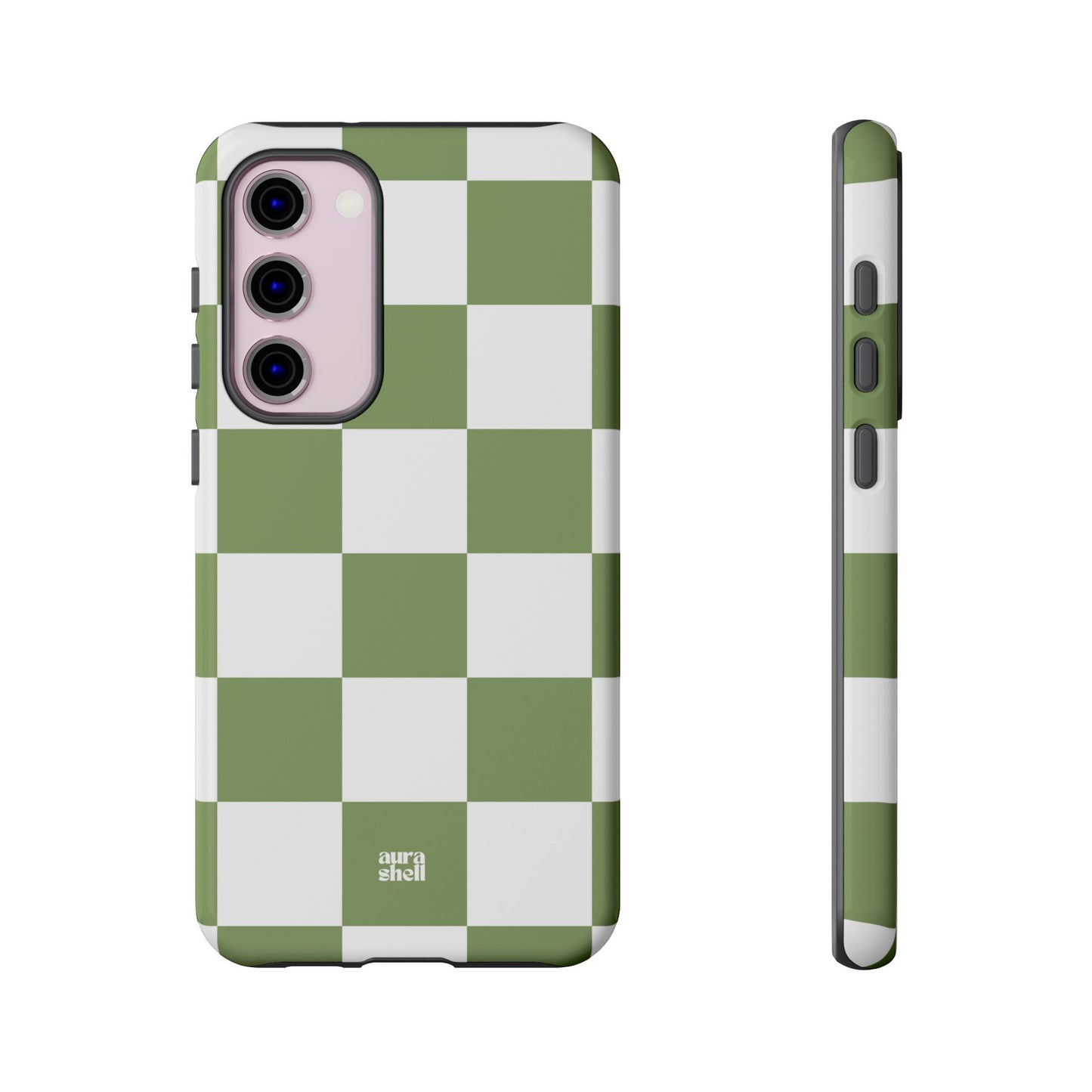 Checkers in Matcha Samsung Galaxy Case