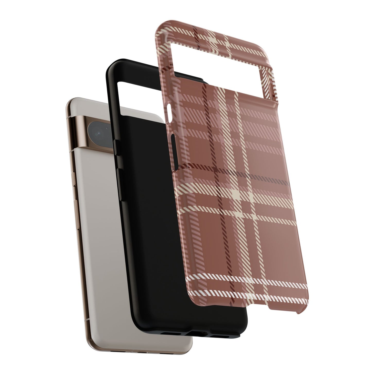 Plaid in Hazelnut Mocha Google Pixel Case