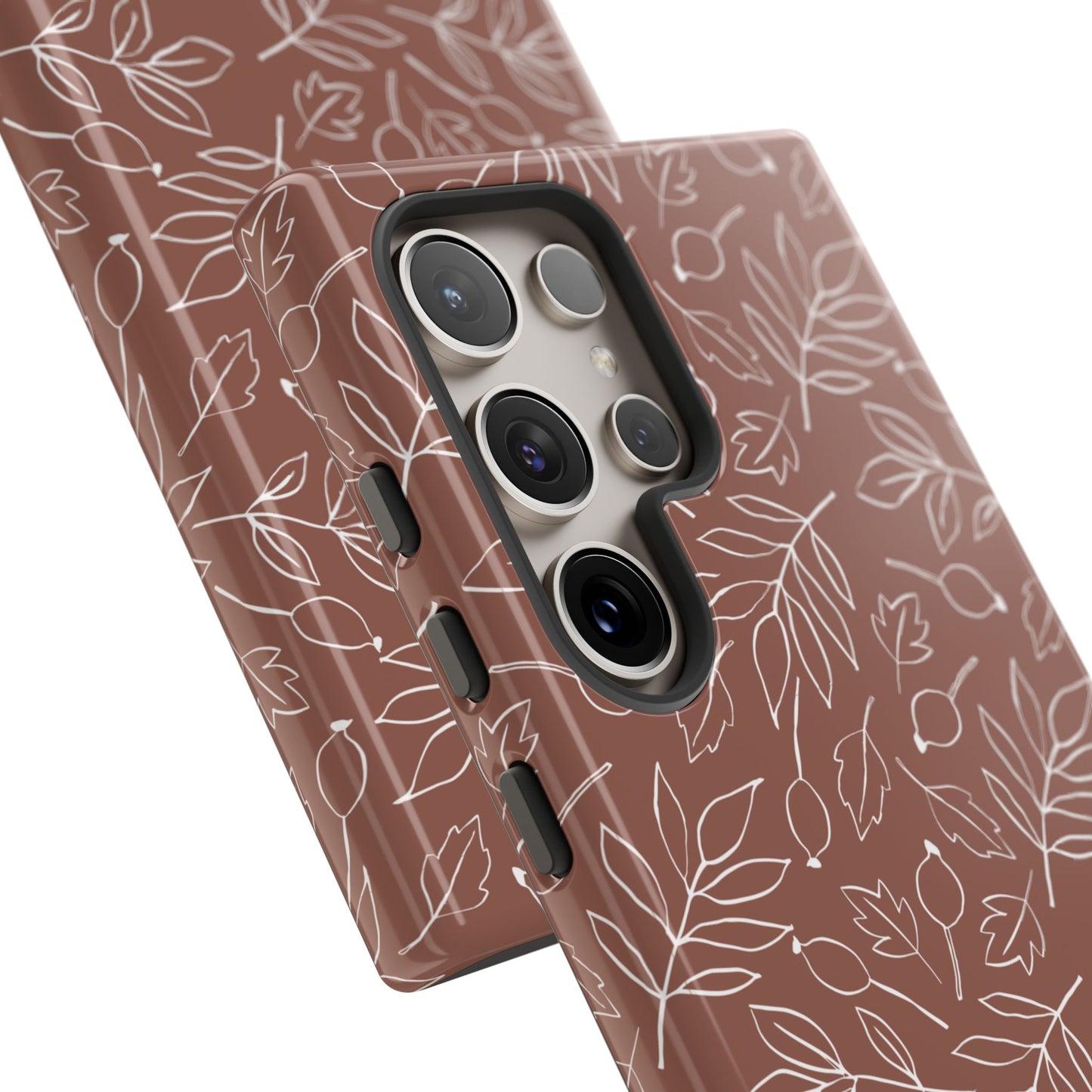 Falling Leaves in Hazelnut Mocha Samsung Galaxy Case