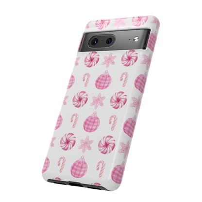 Pink Christmas Google Pixel Case - Aura Shell