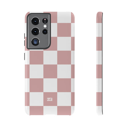 Checkers in Blush Samsung Galaxy Case