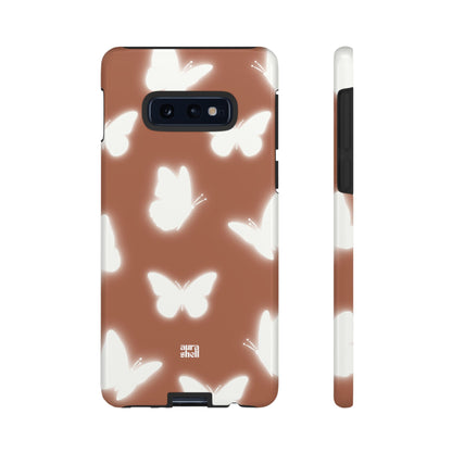 Butterflies in Terracotta Samsung Galaxy Case