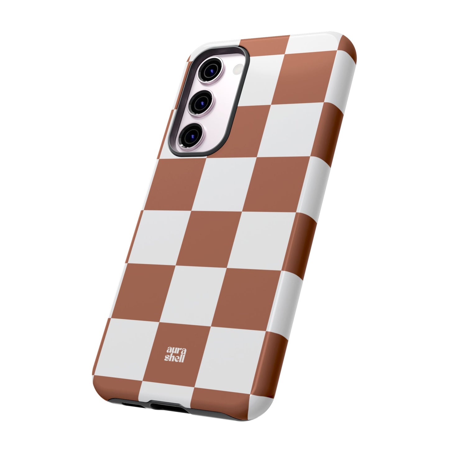 Checkers in Terracotta Samsung Galaxy Case