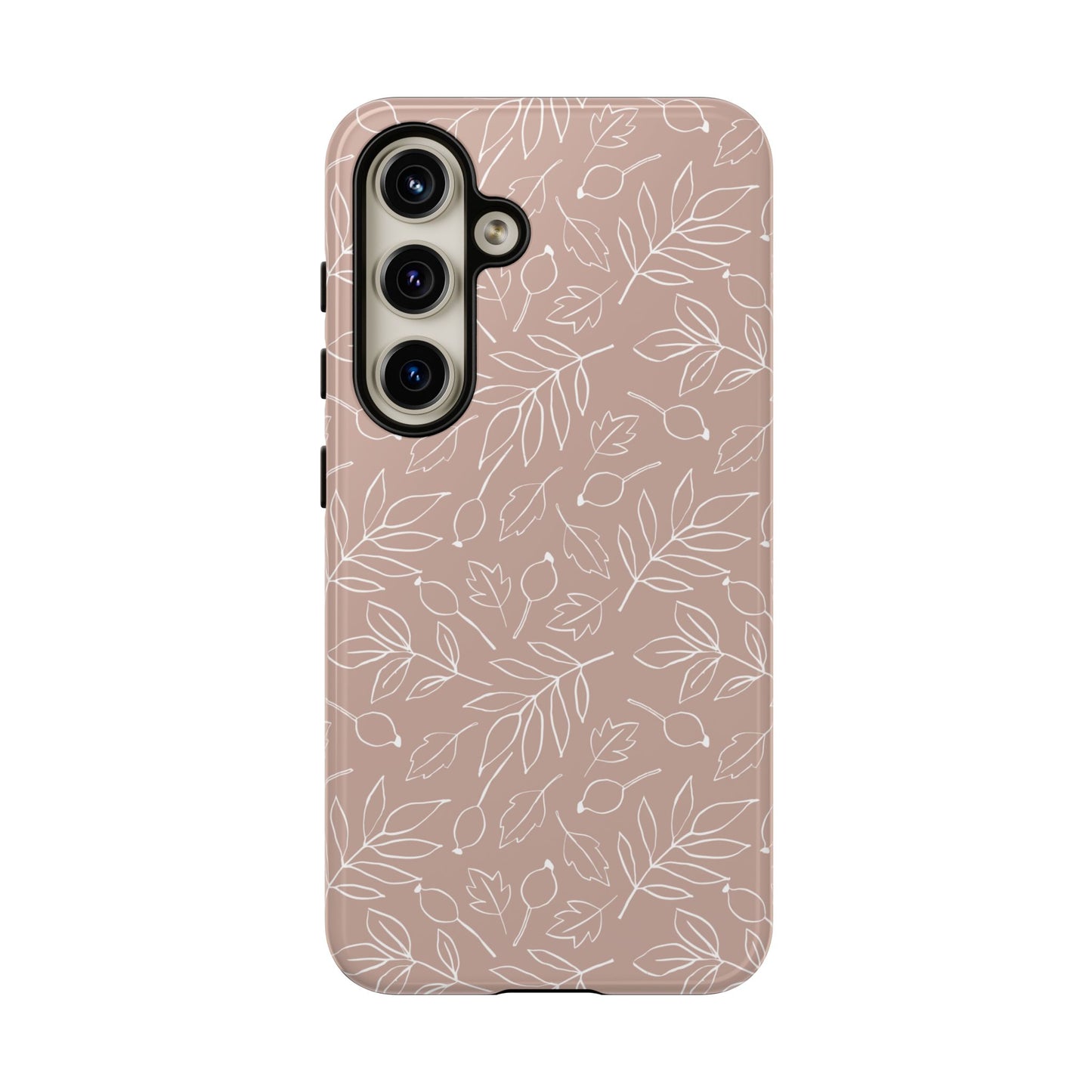 Falling Leaves in Vanilla Iced Latte Samsung Galaxy Case