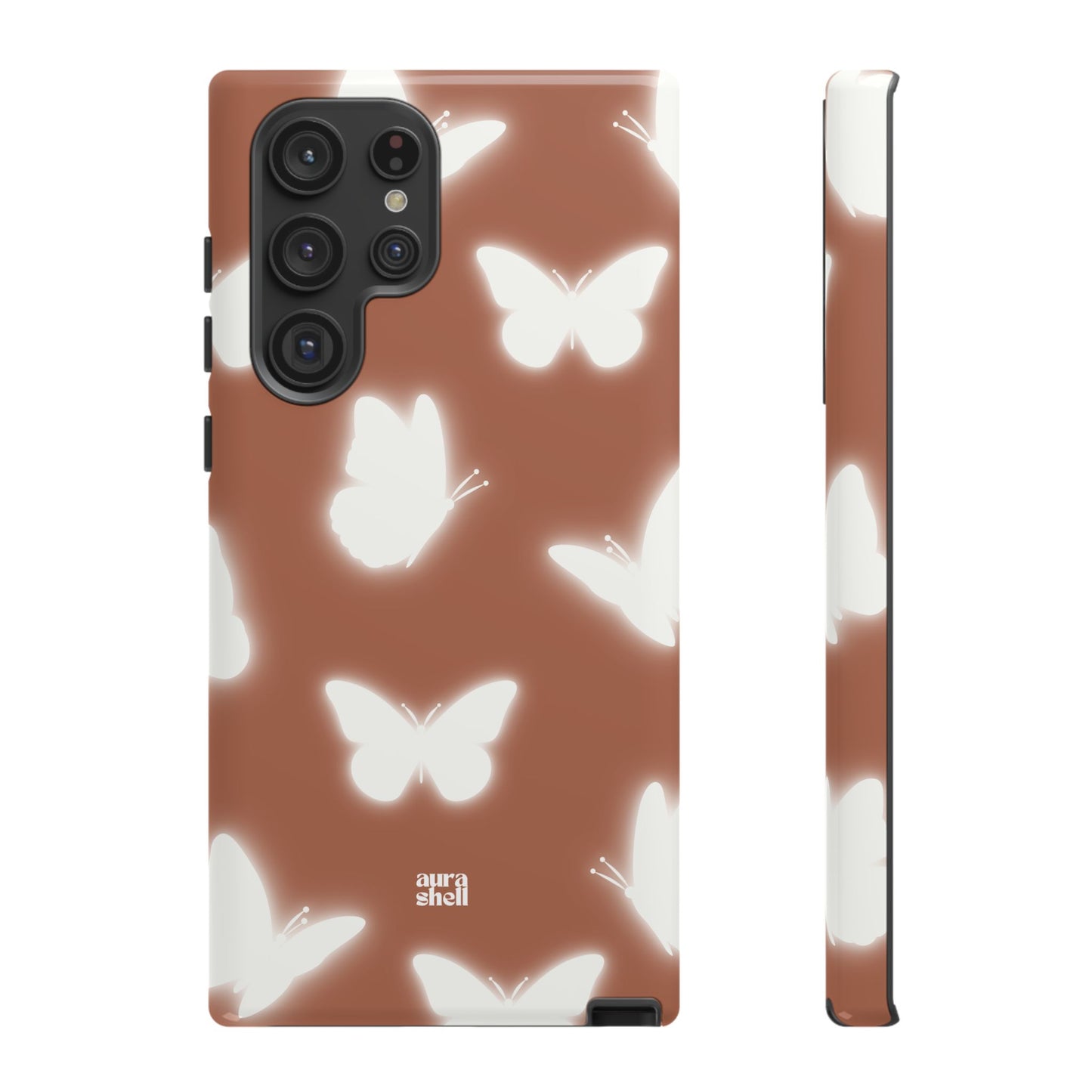 Butterflies in Terracotta Samsung Galaxy Case