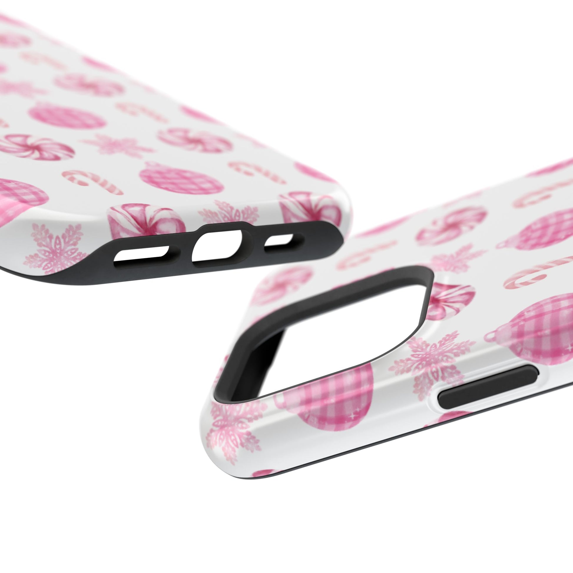 Pink Christmas iPhone Case - Aura Shell