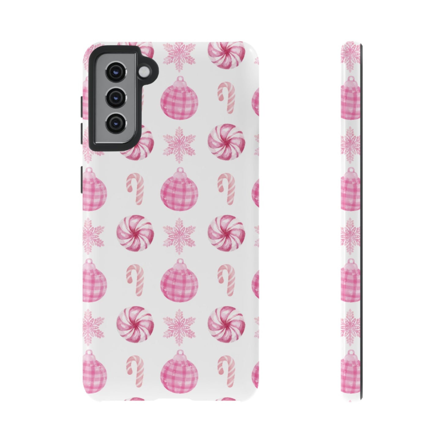 Pink Christmas Samsung Galaxy Phone Case - Aura Shell