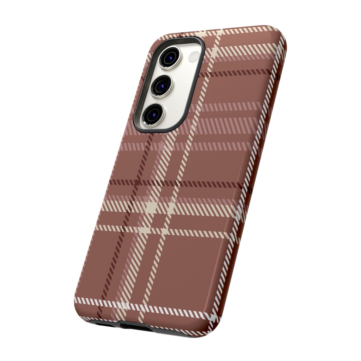 Plaid in Hazelnut Mocha Samsung Galaxy Case