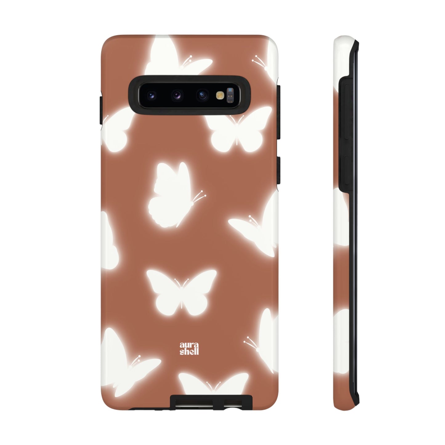 Butterflies in Terracotta Samsung Galaxy Case