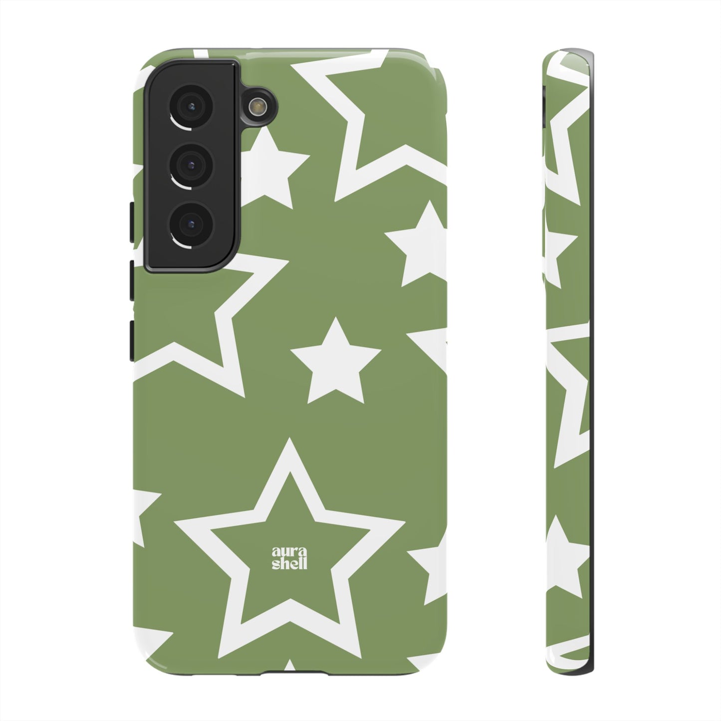 Stars in Matcha Samsung Galaxy Case