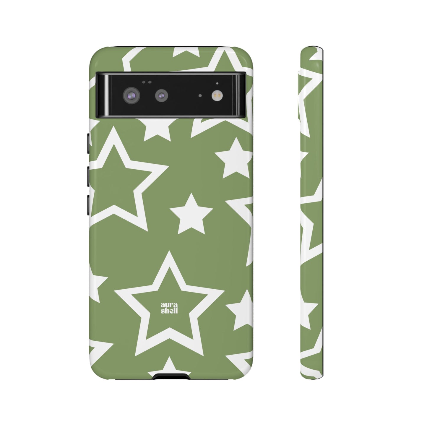 Stars in Matcha Google Pixel Case