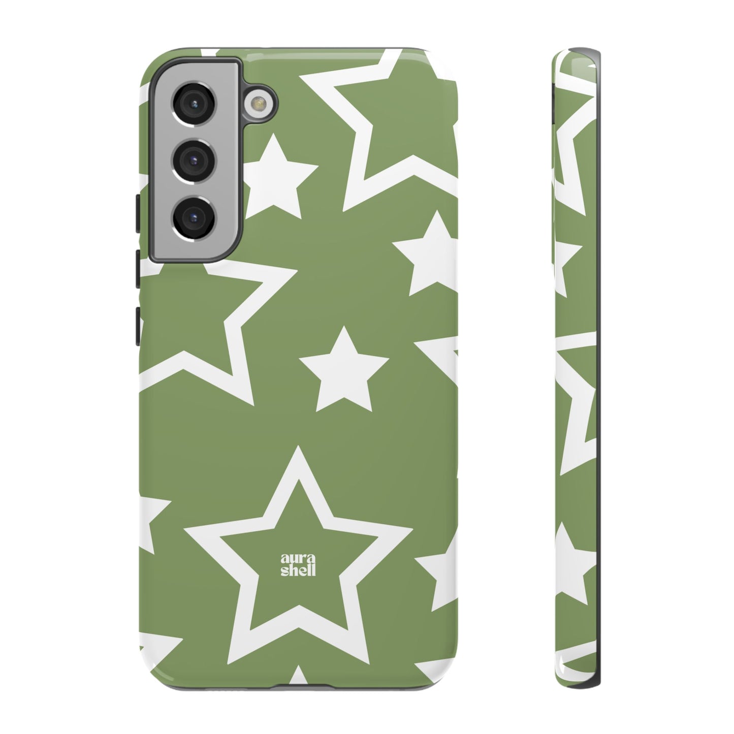 Stars in Matcha Samsung Galaxy Case