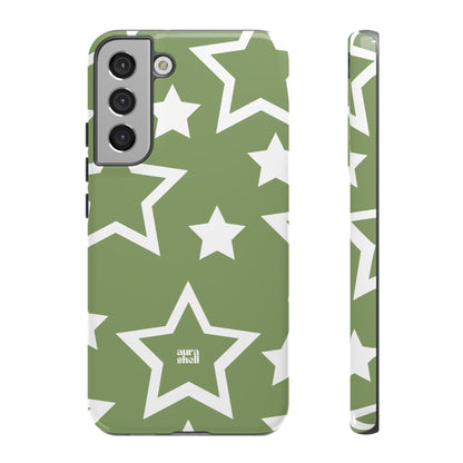 Stars in Matcha Samsung Galaxy Case