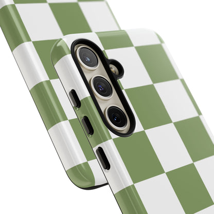 Checkers in Matcha Samsung Galaxy Case