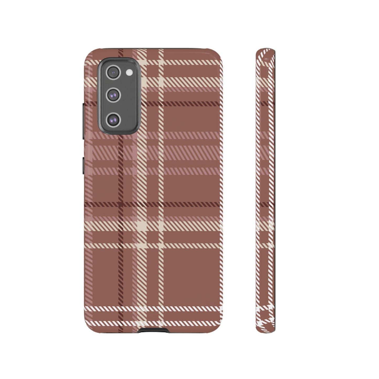 Plaid in Hazelnut Mocha Samsung Galaxy Case