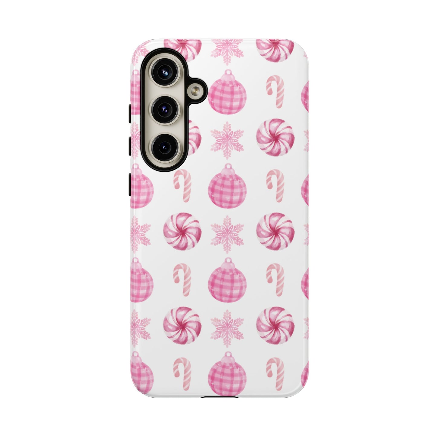 Pink Christmas Samsung Galaxy Phone Case - Aura Shell