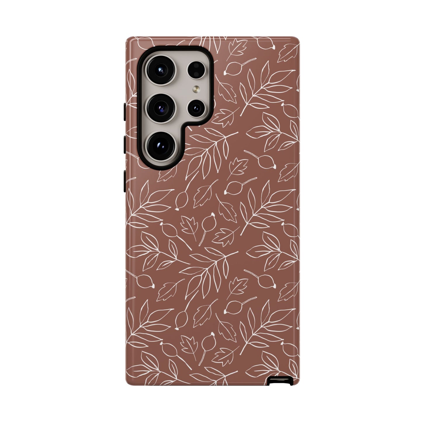 Falling Leaves in Hazelnut Mocha Samsung Galaxy Case