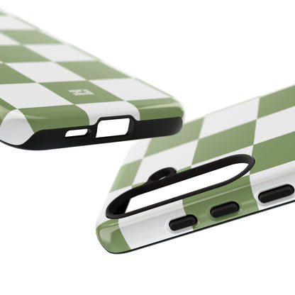 Checkers in Matcha Samsung Galaxy Case