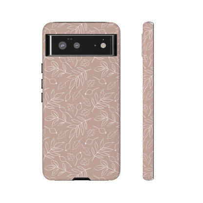 Falling Leaves in Vanilla Iced Latte Google Pixel Case