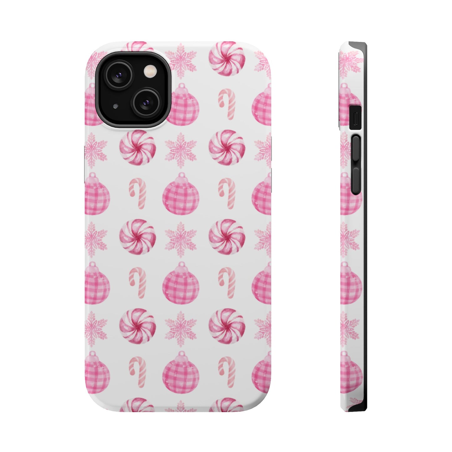 Pink Christmas iPhone Case - Aura Shell